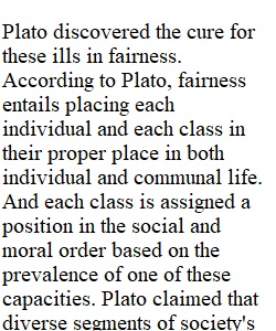 Discussion: Plato's Just Society